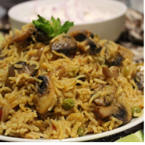 Mushroom Biryani